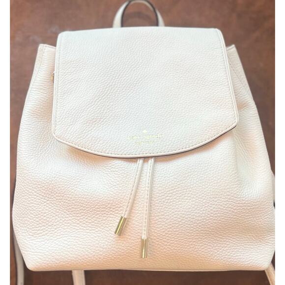 *3x HP!* - Kate spade white leather backpack - Picture 7 of 9